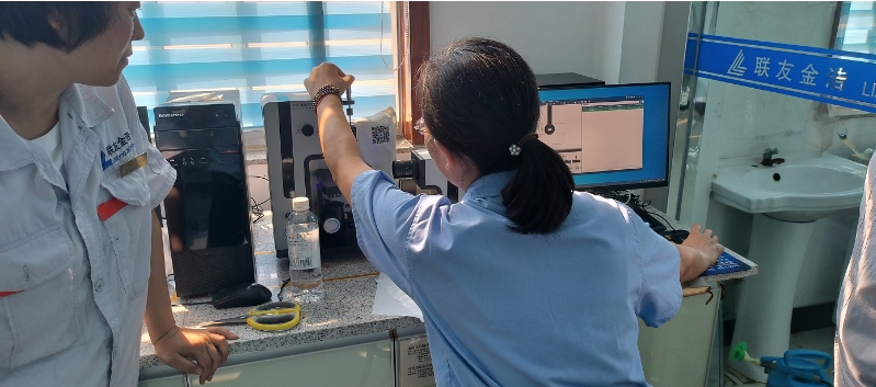 接觸角交機實況：聯(lián)友金浩新型材料