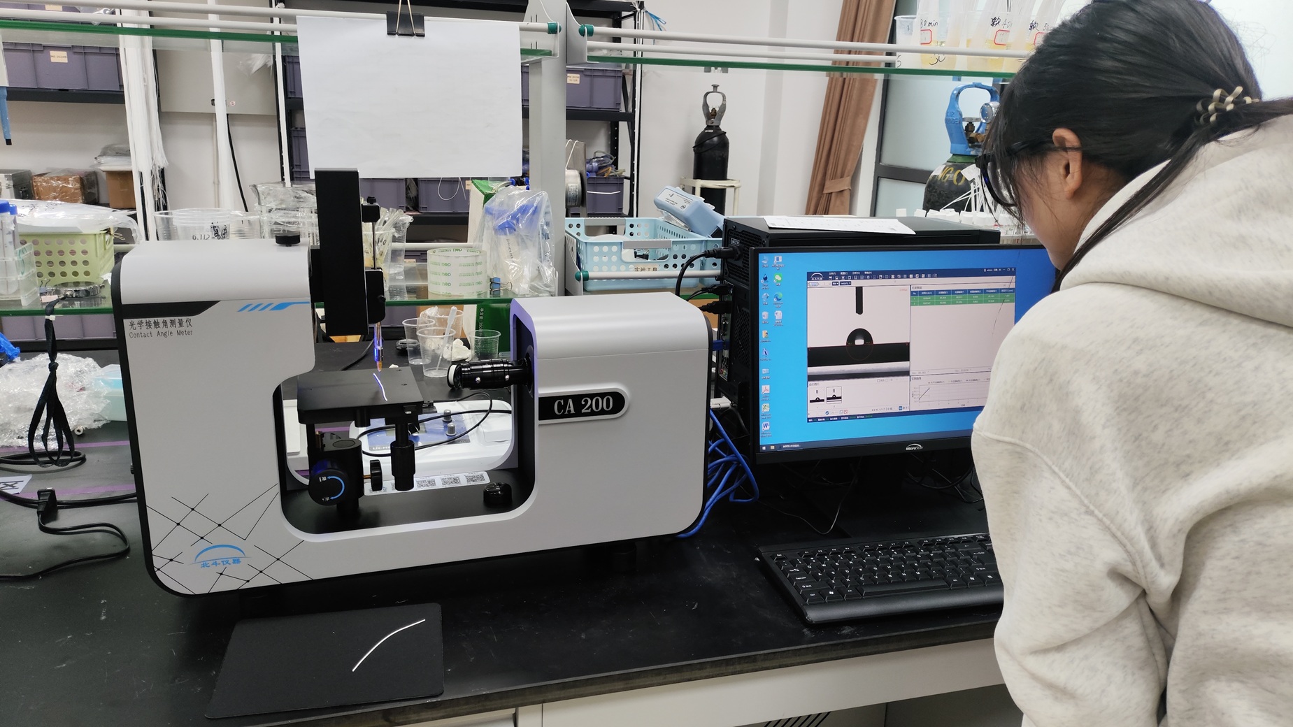 清研膜業(yè)“教授嚴(yán)選” | CA200科研型接觸角測(cè)量?jī)x成功交